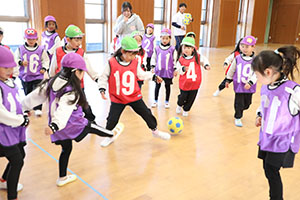 白熱！サッカー大会　NO.1　年長組