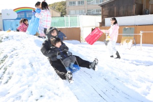 雪遊びたのしかったね⛄　