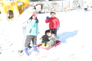 雪遊びたのしかったね⛄　