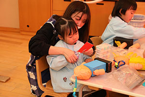 作品展の制作活動　うさぎ