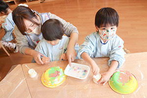 作品展の制作活動　ぺんぎん