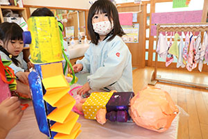 作品展の制作活動　りす