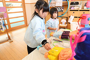 作品展の制作活動　りす