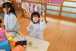 作品展の制作活動　りす