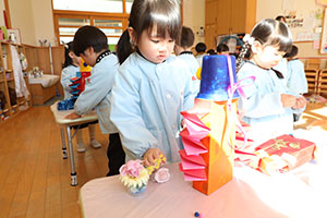 作品展の制作活動　りす