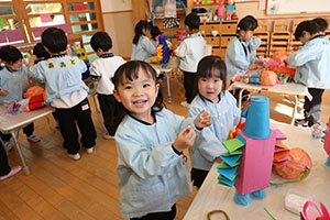 作品展の制作活動　りす