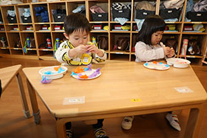 作品展の制作活動　ひよこ