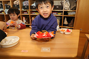 作品展の制作活動　ひよこ