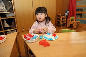 作品展の制作活動　ひよこ