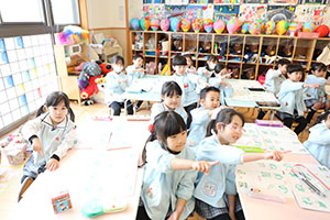 谷口先生の習字教室　年長組