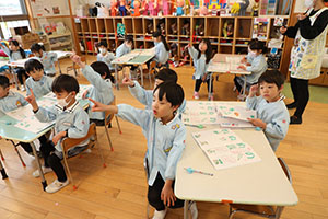 谷口先生の習字教室　年長組