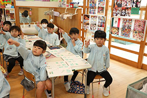 谷口先生の習字教室　年長組