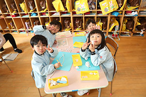 作品展の制作活動　さくら