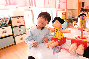 作品展の制作活動　うさぎ