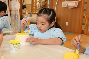 作品展の制作活動　ぱんだ