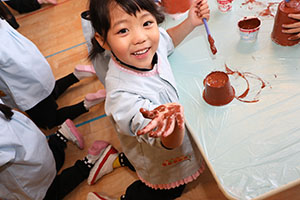 作品展の制作活動　ぱんだ