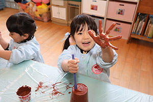 作品展の制作活動　ぱんだ