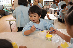 作品展の制作活動　ぱんだ