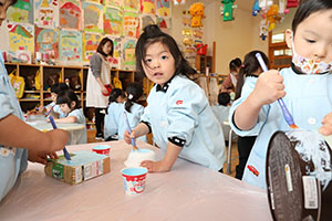 作品展の制作活動　ぱんだ