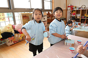 作品展の制作活動　ぱんだ