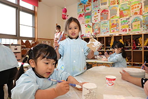 作品展の制作活動　ぱんだ