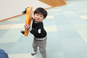 スクーターボード・三輪車楽しかったね　あひる