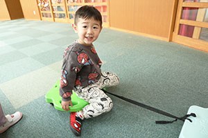 スクーターボード・三輪車楽しかったね　あひる