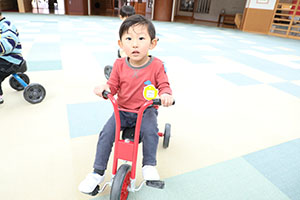 スクーターボード・三輪車楽しかったね　あひる