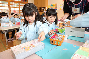 作品展の制作活動　ことり