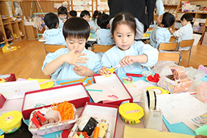 作品展の制作活動　さくら