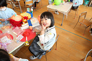 作品展の制作活動　すみれ