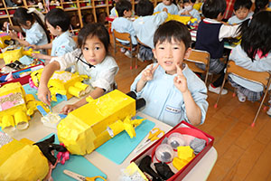 作品展の制作活動　たんぽぽ