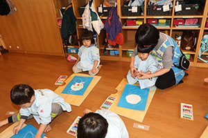 絵画教室　楽しかったね　ひよこ