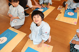 絵画教室　楽しかったね　ひよこ