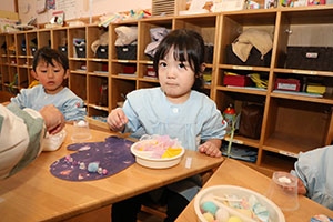 作品展の制作活動　あひる