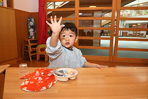 作品展の制作活動　あひる