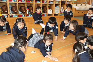 カルタとり楽しかったね　こあら