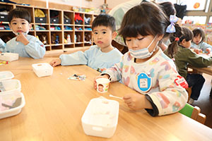 作品展の制作活動　ぺんぎん