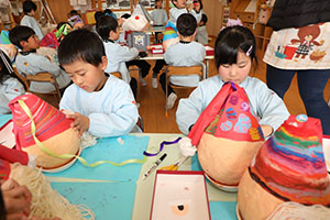 作品展の制作活動　ひまわり