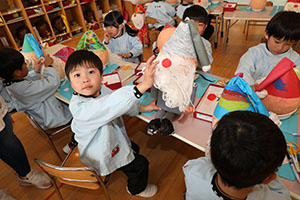 作品展の制作活動　ひまわり