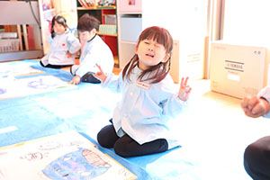 絵画教室　うさぎ・りす・ことり