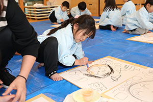 絵画教室　うさぎ・りす・ことり