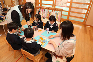 作品展の制作活動　うさぎ