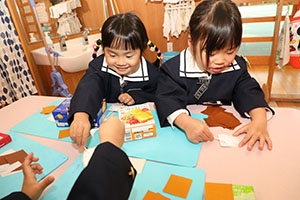 作品展の制作活動　うさぎ