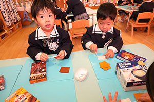 作品展の制作活動　うさぎ