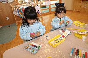 作品展の制作活動　ことり