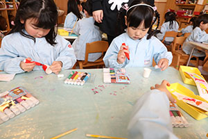 作品展の制作活動　ことり