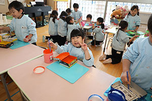 作品展の制作活動　たんぽぽ