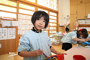 作品展の制作活動　たんぽぽ