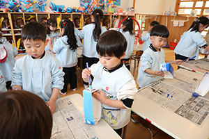 作品展の制作活動　ばら